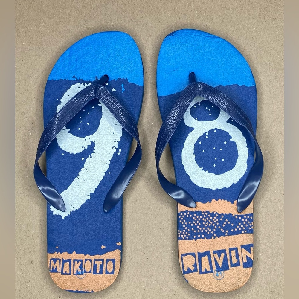 Beach flip flops